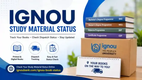 IGNOU Study Material Status: Complete Guide to Track Your Books and Study Packages