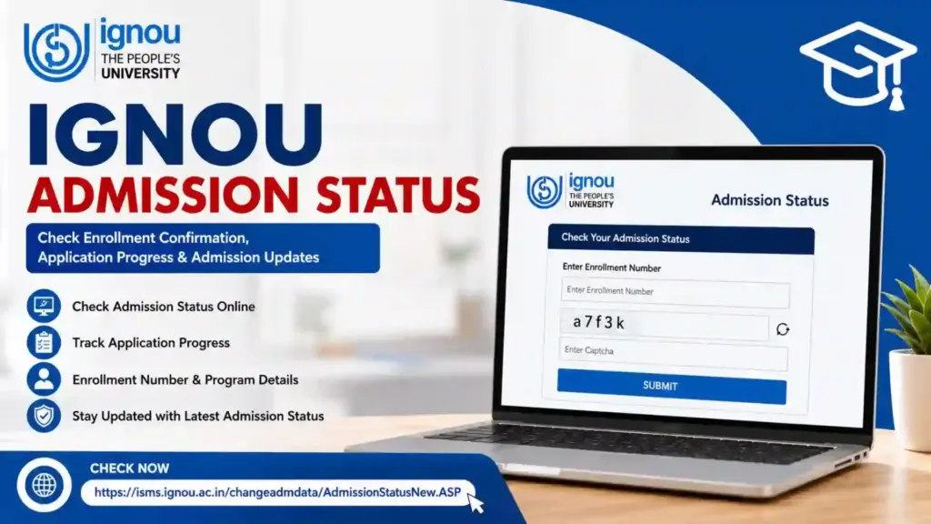 IGNOU Admission Status 2026: Check Enrollment Confirmation Online 1 IGNOU Admission Status 2026: Check Enrollment Confirmation Online
