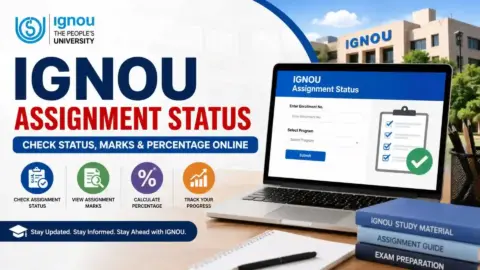 IGNOU Assignment Status 2026: How to Check Assignment Submission Status, Marks, and Results Online