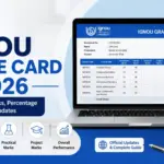 IGNOU Grade Card 2026: Complete Guide to Check Status, Marks, Percentage, and Result Updates 3 IGNOU Grade Card 2026