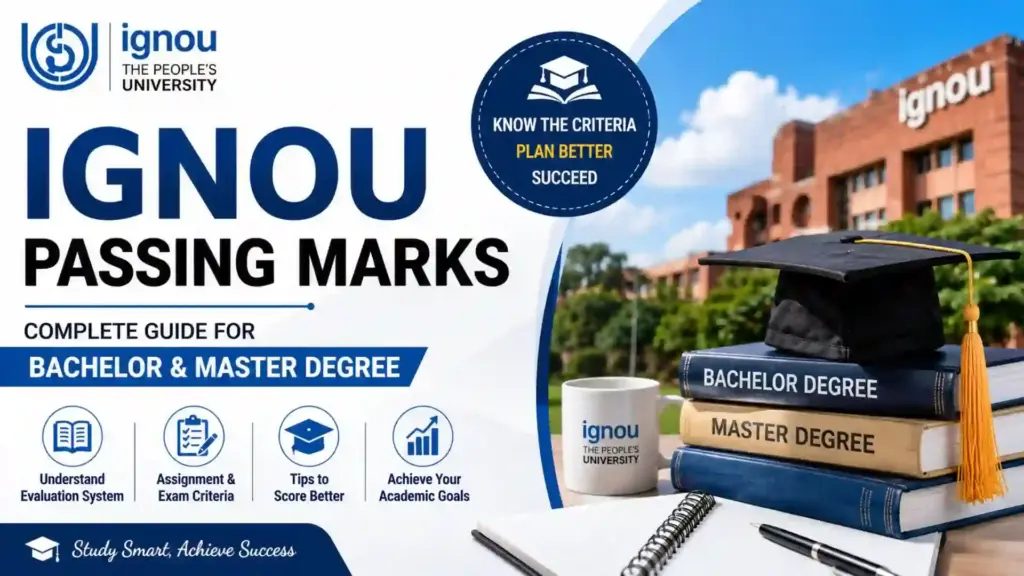 IGNOU Passing Marks 2026: Complete Guide for Bachelor and Master Degree Students
