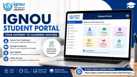 IGNOU Student Portal 2026: Complete Guide to Login, Services, Registration, and Student Dashboard