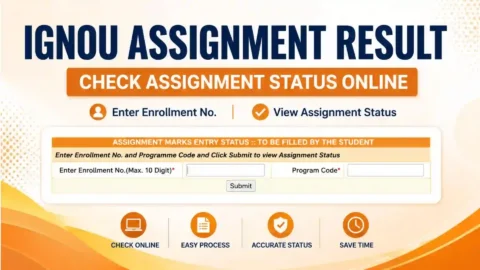 IGNOU Assignment Result 2026: Check Assignment Status Online