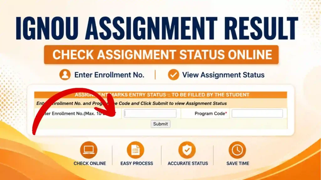 IGNOU Assignment Result 2026: Check Marks & Status Online
