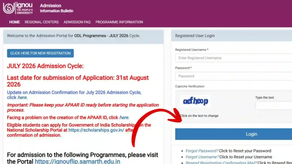 IGNOU PG Admission 2026: Apply Online Before 31 August 1 IGNOU PG Admission 2026: Apply Online Before 31 August