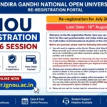 IGNOU Re Registration Last Date 2026: Apply Online Before 16th August 2 IGNOU Re Registration Last Date 2026: Apply Online Before 16th August