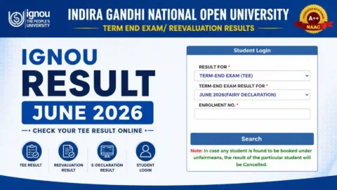 IGNOU Result June 2026: Direct Link to Check TEE Exam Results