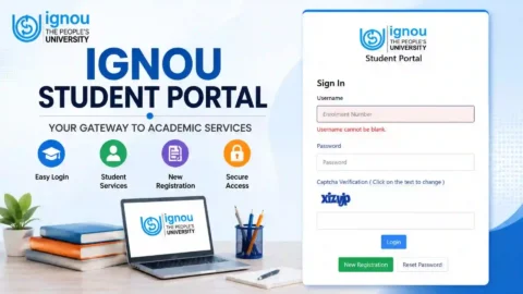 IGNOU Student Portal 2026: Direct Login Link & All Student Services