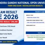 IGNOU TEE Result 2026: Check Result Online Direct Link 3 IGNOU TEE Result 2026: Check Result Online Direct Link