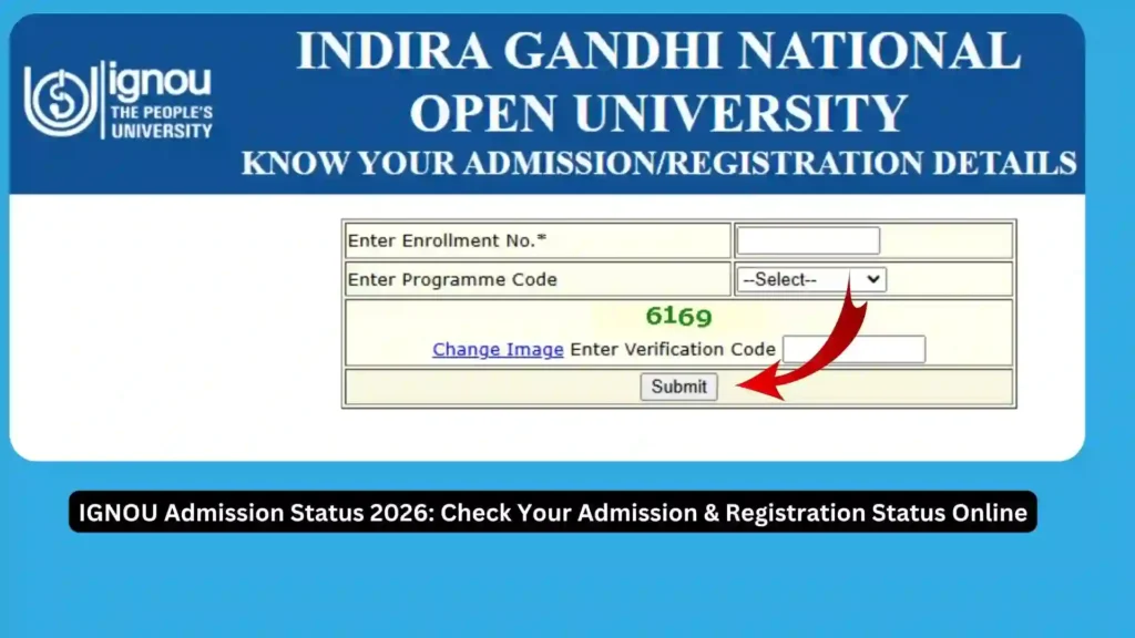 IGNOU Admission Status 2026: Check Your Admission & Registration Status Online