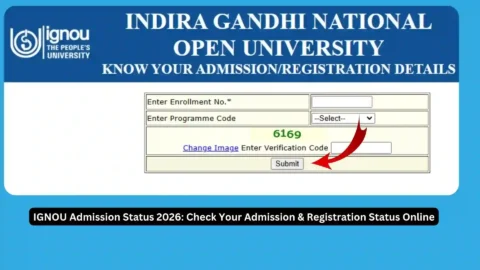 IGNOU Admission Status 2026: Check Your Admission & Registration Status Online