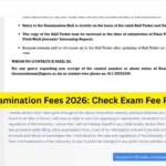 IGNOU Examination Fees 2026: Check Exam Fee Per Course 2 IGNOU Examination Fees 2026: Check Exam Fee Per Course