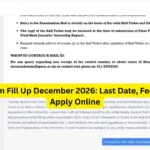 IGNOU Form Fill Up December 2026: Last Date, Fees & How to Apply Online