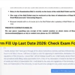 IGNOU Form Fill Up Last Date 2026: Check Exam Form Deadline 2 IGNOU Form Fill Up Last Date 2026: Check Exam Form Deadline