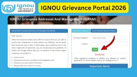 IGNOU Grievance Portal 2026: Submit & Track Your Complaint on iGRAM