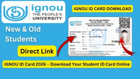 IGNOU ID Card 2026 – Download Your Student ID Card Online