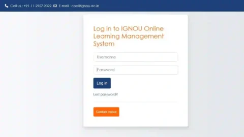 IGNOU LMS Portal 2026: Login, Online Classes & Study Material