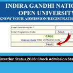 IGNOU Registration Status 2026: Check Admission Status Online 1 IGNOU Registration Status 2026: Check Admission Status Online