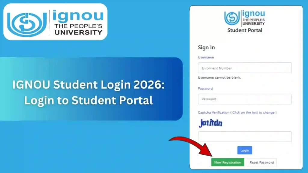 IGNOU Student Login 2026: Login to Student Portal
