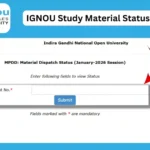 IGNOU Study Material Status 2026: Check Your Books Status Online 1 IGNOU Study Material Status 2026: Check Your Books Status Online