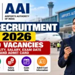 AAI Recruitment 2026: 389 Vacancies, Eligibility, Salary, Exam Date and Admit Card 1 AAI Recruitment 2026: 389 Vacancies, Eligibility, Salary, Exam Date and Admit Card