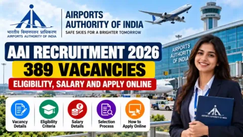 Airport Authority of India Recruitment 2026: 389 Vacancies, Eligibility, Salary and Apply Online