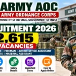 Army AOC Recruitment 2026 Apply Online: 2,615 Vacancies, Eligibility and Salary 2 Army AOC Recruitment 2026 Apply Online: 2,615 Vacancies, Eligibility and Salary