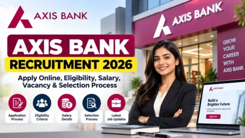 Axis Bank Recruitment 2026: Apply Online, Eligibility, Salary, Vacancy & Selection Process