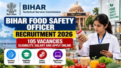 Bihar Food Safety Officer Recruitment 2026: 105 Vacancies, Eligibility, Salary and Apply Online