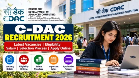 CDAC Recruitment 2026: Latest Vacancies, Salary, Eligibility, Last Date & Apply Online