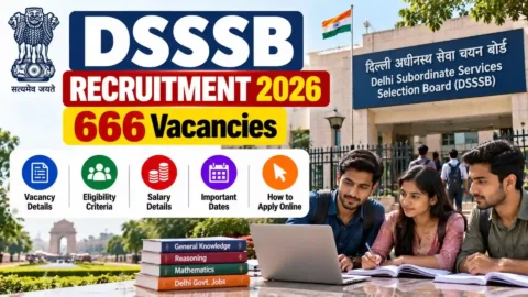 DSSSB Recruitment 2026: 666 Vacancies, Eligibility, Salary, Last Date & Apply Online