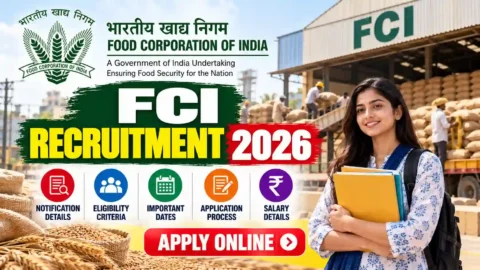 FCI Recruitment 2026: Notification, Eligibility & Apply Online