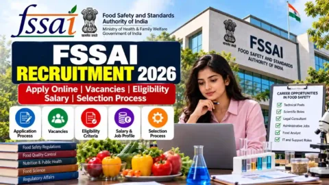 FSSAI Recruitment 2026: Apply Online, Vacancies, Eligibility, Salary & Latest Notification