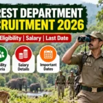 Forest Department Recruitment 2026: Vacancies, Eligibility, Salary, Last Date & Apply Online 1 Forest Department Recruitment 2026: Vacancies, Eligibility, Salary, Last Date & Apply Online