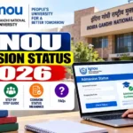 IGNOU Admission Status 2026: Check Admission Confirmation Online 3 IGNOU Admission Status 2026: Check Admission Confirmation Online
