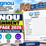 IGNOU Assignment Front Page 2026: Download PDF & Check Format