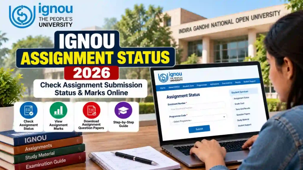 IGNOU Assignment Status 2026: Check Assignment Submission & Marks Online