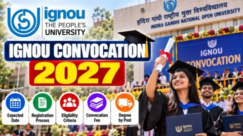 IGNOU Convocation 2027: 40th Convocation Date, Registration, Eligibility & Degree by Post