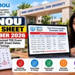 IGNOU Date Sheet December 2026: Download Revised TEE Exam Schedule PDF, Exam Dates & Timings 2 IGNOU Date Sheet December 2026: Download Revised TEE Exam Schedule PDF, Exam Dates & Timings
