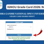 IGNOU Grade Card 2026: Check Marks & Status Online 3 IGNOU Grade Card 2026: Check Marks & Status Online