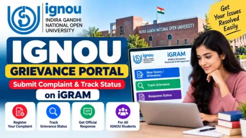 IGNOU Grievance Portal 2026: Submit Complaint & Track Status on iGRAM