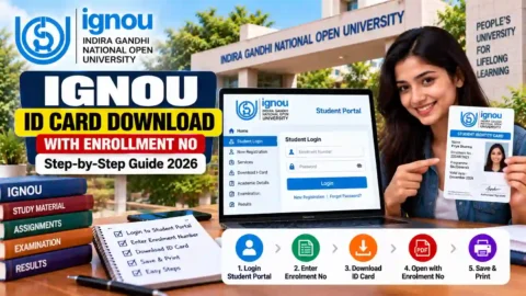 IGNOU ID Card Download with Enrollment No 2026: Official Link & PDF