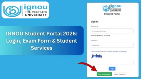 IGNOU Student Portal 2026: Login, Exam Form & Student Services