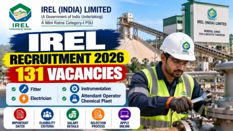 IREL Recruitment 2026: 131 Vacancies, Salary & Apply Online