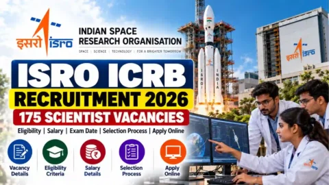 ISRO ICRB Recruitment 2026: 175 Scientist Vacancies, Eligibility, Salary & Exam Date