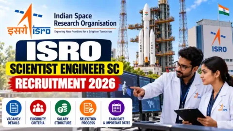 ISRO Scientist Engineer SC Recruitment 2026: Eligibility, Salary & Exam Date