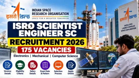 ISRO Scientist Engineer SC Recruitment 2026: 175 Vacancies, Salary, Eligibility & Exam Date