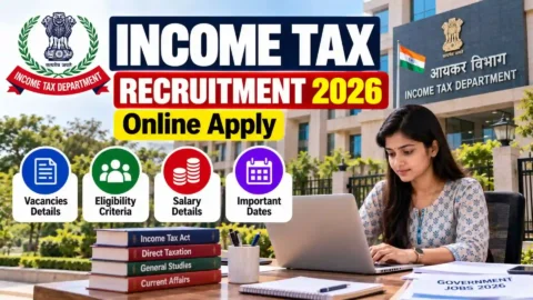 Income Tax Recruitment 2026: Online Apply, Vacancies, Eligibility, Salary & Last Date