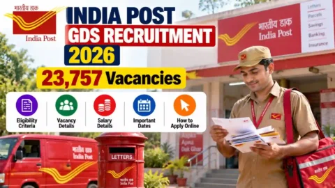 India Post GDS Recruitment 2026: 23,757 Vacancies, Eligibility, Salary, Merit List & Apply Online
