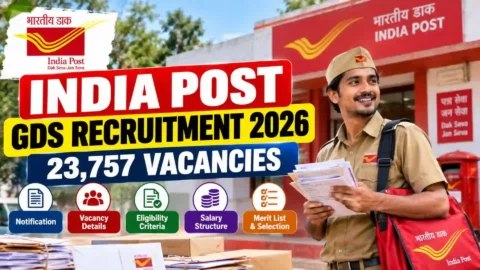 India Post GDS Recruitment 2026: 23,757 Vacancies, Merit List, Salary & Eligibility